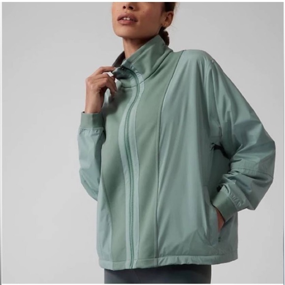 Athleta Evolve Hybrid Fleece Jacket Women’s Large - Picture 1 of 11